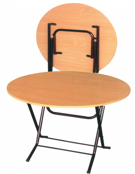 Foldable round table